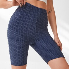 Одноцветный Спортивные шорты Shein