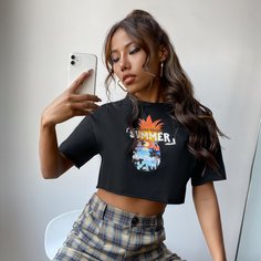 Тропический Повседневный Футболки Shein