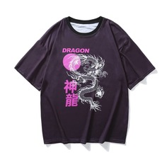 Мужская футболка с принтом "китайский дракон и иероглиф Shein