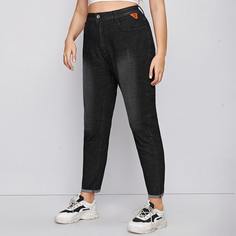 Аппликация Джинсы размер плюс Shein