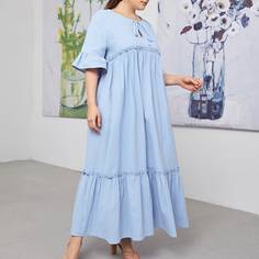 Платье размера плюс с узлом Shein