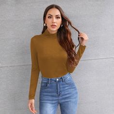 Одноцветный Основы Футболки Shein