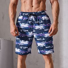 Спортивный Мужские спортивные шорты Shein