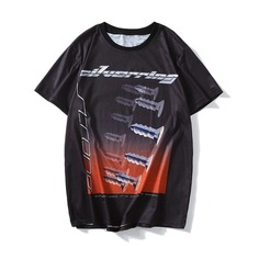 Мужская футболка с надписью на плечах Shein