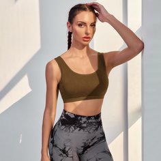 Спортивный бюстгальтер средней поддержки Shein
