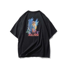 Мужская футболка с короткими рукавами и монограммой Shein