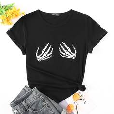 Хэллоуин Повседневный Футболки Shein