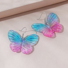 Серьги-подвески с бабочками Shein