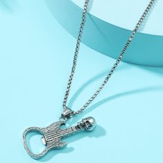 Мужское ожерелье с музыкальным инструментом Shein
