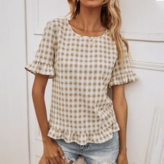 Блузка в клетку Shein