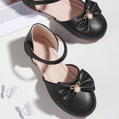 Балетки с бантом для девочек Shein