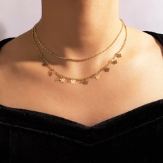 Ожерелье с бабочкой Shein