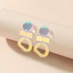 Акриловые геометрические серьги Shein