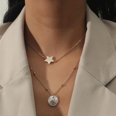 Повседневный Ожерелья Shein