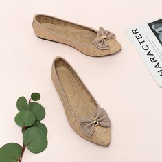 с бантом Сердечко Модный Балетки Shein