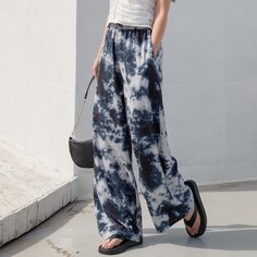 Карман тай дай Бохо Брюки Shein