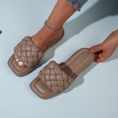 Одноцветный Модный Сандалии/босоножки Shein