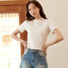 Вышивка Сердечко Повседневный Футболки Shein