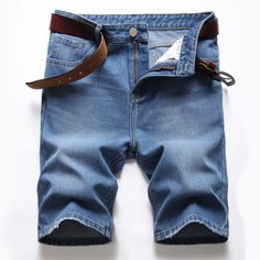 Мужские джинсовые шорты Shein