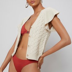 Вязаный кардиган из смесового хлопка Shein