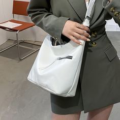 Регулируемый Одноцветный Модный Сумка через плечо Shein