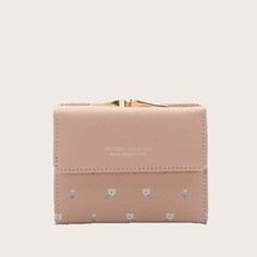 Кошелек с цветочным узором и держателем карты Shein