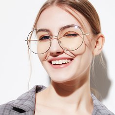 Солнечные очки с металлическим каркасом Shein