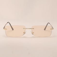 Квадратные солнечные очки без оправы Shein