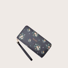 Кошелек с цветочным принтом Shein