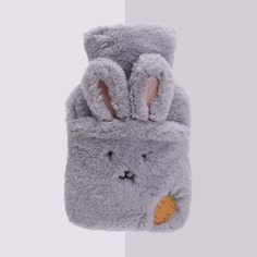 Сумка для горячей воды с мультипликационной плюшевой крышкой 1шт Shein
