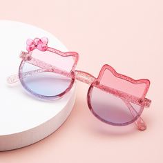 Детские солнцезащитные очки в оправе в форме кошки Shein