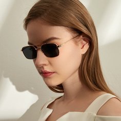 Солнцезащитные очки в металлической оправе Shein