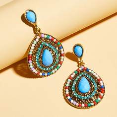 Серьги со стразами Shein