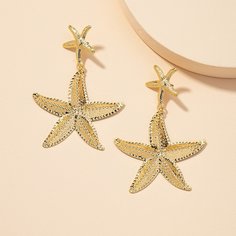 Серьги-подвески с морской звездой Shein