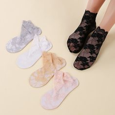 5 пар кружевные носки Shein