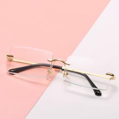 Очки без оправы с прямоугольными линзами Shein