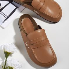 Одноцветный Элегантный Балетки Shein