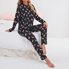 Фламинго милый Пижама Shein