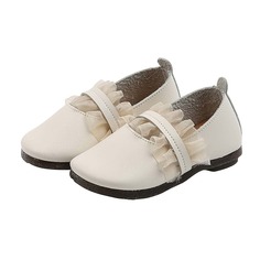 с оборками Одноцветный Детские балетки Shein