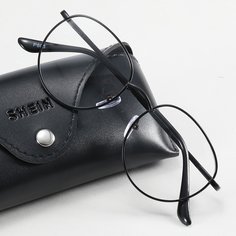 Круглый Мужские солнечные очки Shein