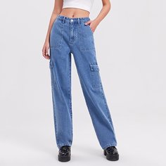 Прямые джинсы Shein