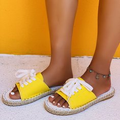 на шнурках Отпуск Сандалии/босоножки Shein