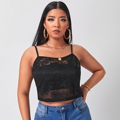 Одноцветный Повседневный Размера плюс жилет Shein