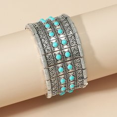 Винтажный широкий браслет Shein