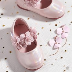 Балетки с аппликацией для девочек Shein