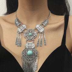 Металлическое винтажное ожерелье Shein