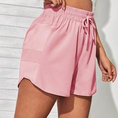 Спортивные шорты размера плюс на кулиске Shein