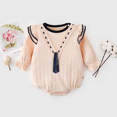 Боди с оборкой для девочек Shein
