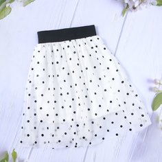 Юбка в горошек для девочек Shein