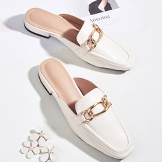 Одноцветный Элегантный Балетки Shein